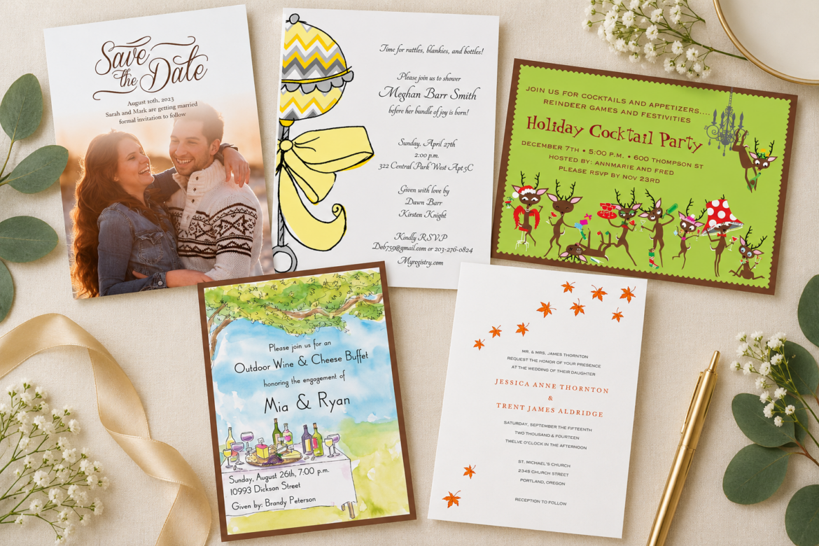 Special events invitations at Fine Stationery